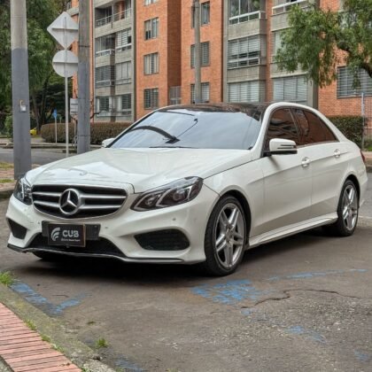 Mercedes-Benz E250 CGI AMG W212 2014 blanco polar en venta en Bogotá